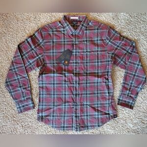 Good Man Brand Plaid Men's Long Sleeve Button up Shirt NWT